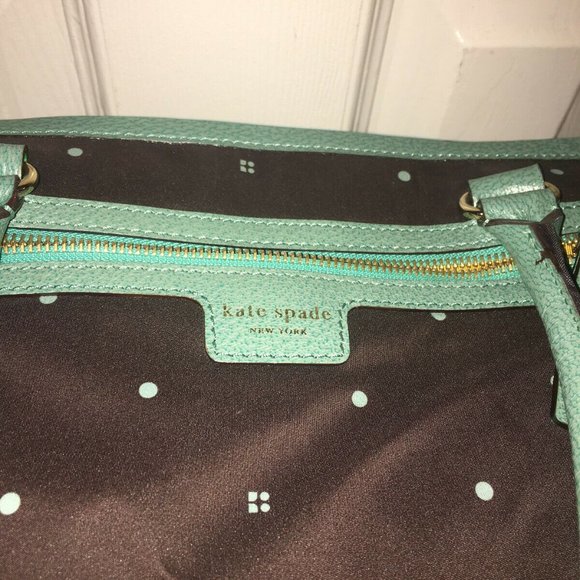 Kate Spade New York (Brown/Mint Green/Polka Dot) M - Picture 4 of 8